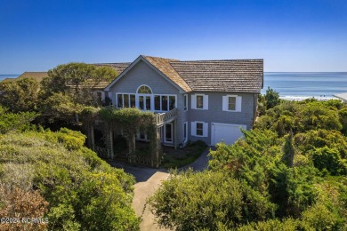 This classic, oceanfront four-bedroom home with an elevator is on The Country Club of the Crystal Coast in North Carolina - for sale on GolfHomes.com, golf home, golf lot