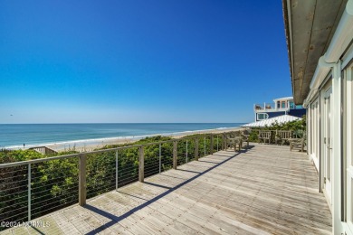 This classic, oceanfront four-bedroom home with an elevator is on The Country Club of the Crystal Coast in North Carolina - for sale on GolfHomes.com, golf home, golf lot