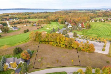 With views of Lake Michigan, this flat open parcel is situated on Crooked Tree Golf Club in Michigan - for sale on GolfHomes.com, golf home, golf lot