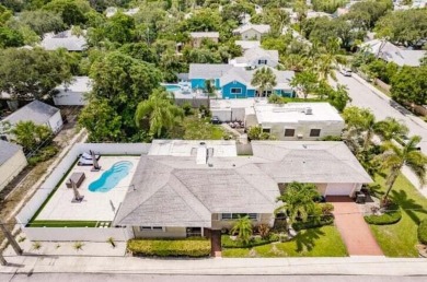 Experience coastal farmhouse charm in the highly sought-after on Lake Worth Municipal Golf Course in Florida - for sale on GolfHomes.com, golf home, golf lot