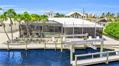 Experience Luxury Coastal Living in this expansive FOUR (4) Bed on Fort Myers Beach and Golf Club in Florida - for sale on GolfHomes.com, golf home, golf lot