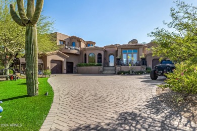 Discover this awe-inspiring, custom Pinnacle Canyon home sitting on The Estancia Club in Arizona - for sale on GolfHomes.com, golf home, golf lot