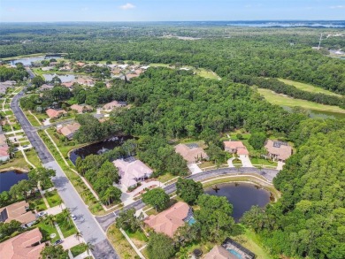 Stunning 4-bedroom, 3-bath pool home with spa on a serene pond on Crescent Oaks Country Club in Florida - for sale on GolfHomes.com, golf home, golf lot
