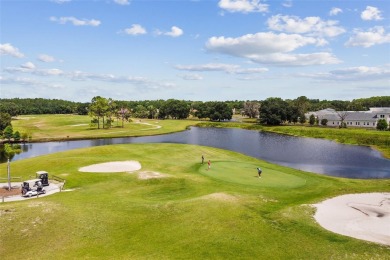 Stunning 4-bedroom, 3-bath pool home with spa on a serene pond on Crescent Oaks Country Club in Florida - for sale on GolfHomes.com, golf home, golf lot
