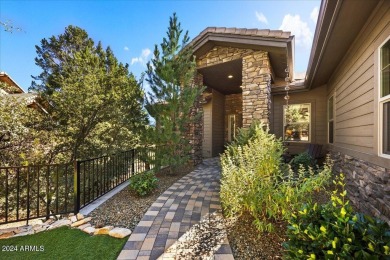 Built in 2018, this custom home is tucked away in the serene on Capital Canyon Club in Arizona - for sale on GolfHomes.com, golf home, golf lot