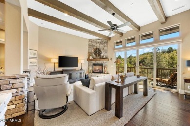 Built in 2018, this custom home is tucked away in the serene on Capital Canyon Club in Arizona - for sale on GolfHomes.com, golf home, golf lot