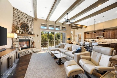 Built in 2018, this custom home is tucked away in the serene on Capital Canyon Club in Arizona - for sale on GolfHomes.com, golf home, golf lot