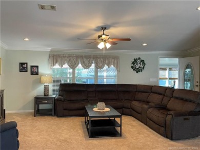 Wow this home has it all!! New A/C, new flooring & fans w/lights on Indianwood Golf and Country Club in Florida - for sale on GolfHomes.com, golf home, golf lot