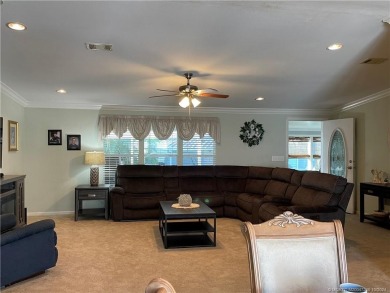 Wow this home has it all!! New A/C, new flooring & fans w/lights on Indianwood Golf and Country Club in Florida - for sale on GolfHomes.com, golf home, golf lot