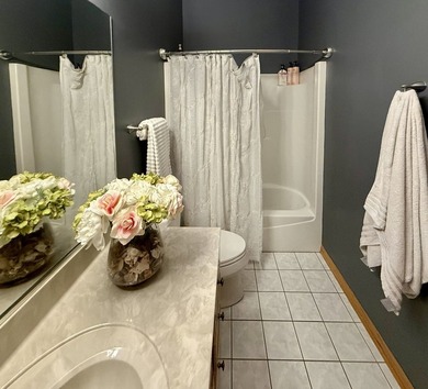 Largest River Bend end-unit townhome with 3 levels of living on River Bend Golf Club in Illinois - for sale on GolfHomes.com, golf home, golf lot