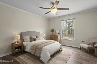 Beautiful Southern style home nestled on a serene 1 1/2 acre on Mississippi National Golf Course in Mississippi - for sale on GolfHomes.com, golf home, golf lot