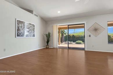 Set on a prime corner lot, this beautifully maintained Laredo on Saddlebrooke Golf Course in Arizona - for sale on GolfHomes.com, golf home, golf lot