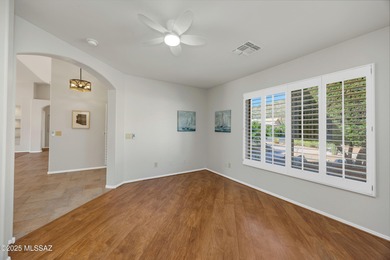 Set on a prime corner lot, this beautifully maintained Laredo on Saddlebrooke Golf Course in Arizona - for sale on GolfHomes.com, golf home, golf lot