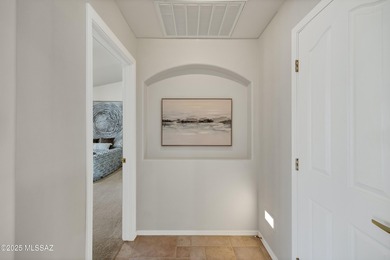 Set on a prime corner lot, this beautifully maintained Laredo on Saddlebrooke Golf Course in Arizona - for sale on GolfHomes.com, golf home, golf lot