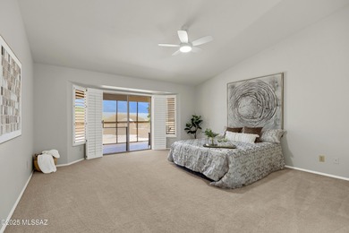 Set on a prime corner lot, this beautifully maintained Laredo on Saddlebrooke Golf Course in Arizona - for sale on GolfHomes.com, golf home, golf lot