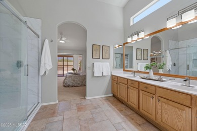 Set on a prime corner lot, this beautifully maintained Laredo on Saddlebrooke Golf Course in Arizona - for sale on GolfHomes.com, golf home, golf lot