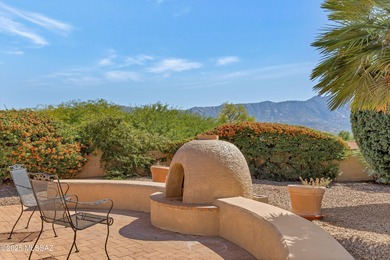 Set on a prime corner lot, this beautifully maintained Laredo on Saddlebrooke Golf Course in Arizona - for sale on GolfHomes.com, golf home, golf lot