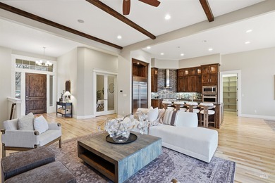 Custom luxury meets breathtaking scenery in this exceptional on Quail Hollow Golf Club in Idaho - for sale on GolfHomes.com, golf home, golf lot