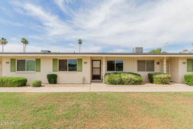 Check out this 1-bedroom townhome in a vibrant 55+community near on Sun City Country Club in Arizona - for sale on GolfHomes.com, golf home, golf lot