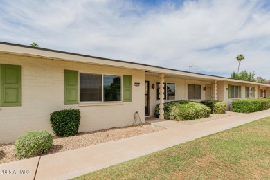 Check out this 1-bedroom townhome in a vibrant 55+community near on Sun City Country Club in Arizona - for sale on GolfHomes.com, golf home, golf lot