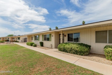 Check out this 1-bedroom townhome in a vibrant 55+community near on Sun City Country Club in Arizona - for sale on GolfHomes.com, golf home, golf lot