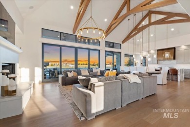 Perfection and artistry converge in this architectural on SpurWing Country Club in Idaho - for sale on GolfHomes.com, golf home, golf lot
