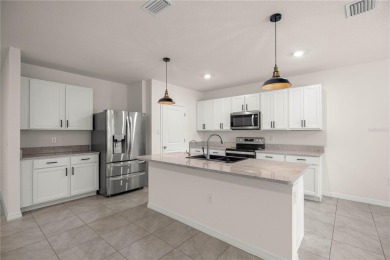 NOW AVAILABLE! This 2022, 4-bedroom, 2-bath Denton model is on Lake Diamond Golf and Country Club in Florida - for sale on GolfHomes.com, golf home, golf lot