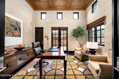 Sited privately on 4 acres in the exclusive enclave of Saguaro on Desert Mountain Club - Apache Golf Course in Arizona - for sale on GolfHomes.com, golf home, golf lot