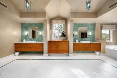 Sited privately on 4 acres in the exclusive enclave of Saguaro on Desert Mountain Club - Apache Golf Course in Arizona - for sale on GolfHomes.com, golf home, golf lot