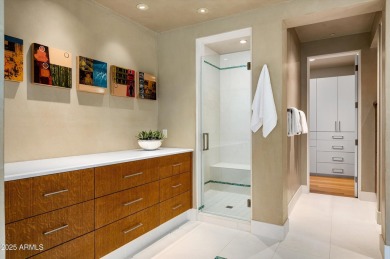 Sited privately on 4 acres in the exclusive enclave of Saguaro on Desert Mountain Club - Apache Golf Course in Arizona - for sale on GolfHomes.com, golf home, golf lot