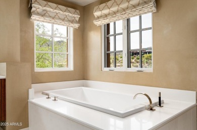 Sited privately on 4 acres in the exclusive enclave of Saguaro on Desert Mountain Club - Apache Golf Course in Arizona - for sale on GolfHomes.com, golf home, golf lot