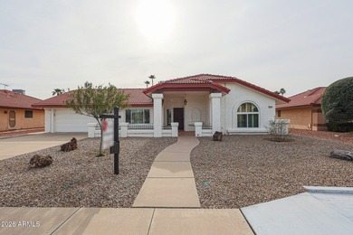 This well-maintained Capistrano offers vaulted ceilings that on Echo Mesa Golf Course in Arizona - for sale on GolfHomes.com, golf home, golf lot