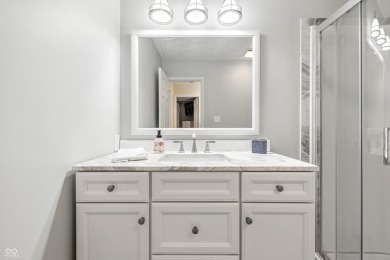 Serenity meets sophistication in this fully furnished and on  in Indiana - for sale on GolfHomes.com, golf home, golf lot