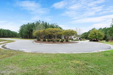 This 0.48-acre lot sits at the end of a cul-de-sac in The on River Landing Golf Course in North Carolina - for sale on GolfHomes.com, golf home, golf lot