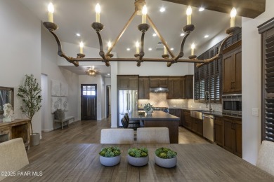 Stunning modern ranch-style home on a premium lot with panoramic on Talking Rock Golf Club in Arizona - for sale on GolfHomes.com, golf home, golf lot