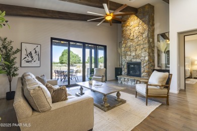 Stunning modern ranch-style home on a premium lot with panoramic on Talking Rock Golf Club in Arizona - for sale on GolfHomes.com, golf home, golf lot