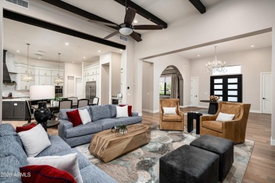 Welcome to your Desert Mountain sanctuary--a custom-built on Desert Mountain Club - Apache Golf Course in Arizona - for sale on GolfHomes.com, golf home, golf lot