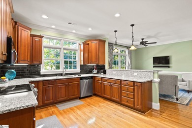 Call Christopher at  to schedule a viewing. Beautiful brick on Green Valley Country Club in South Carolina - for sale on GolfHomes.com, golf home, golf lot