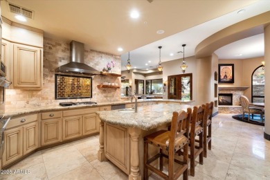Tucked in a private cul-de-sac on 2.6 acres, this custom on The Estancia Club in Arizona - for sale on GolfHomes.com, golf home, golf lot