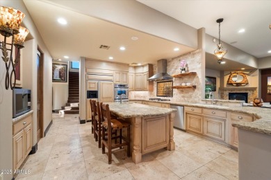 Tucked in a private cul-de-sac on 2.6 acres, this custom on The Estancia Club in Arizona - for sale on GolfHomes.com, golf home, golf lot