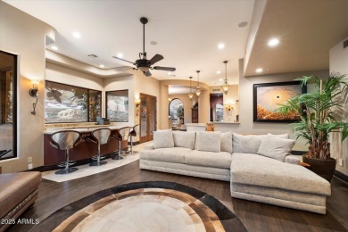 Tucked in a private cul-de-sac on 2.6 acres, this custom on The Estancia Club in Arizona - for sale on GolfHomes.com, golf home, golf lot
