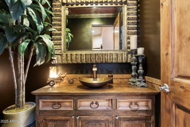 Tucked in a private cul-de-sac on 2.6 acres, this custom on The Estancia Club in Arizona - for sale on GolfHomes.com, golf home, golf lot
