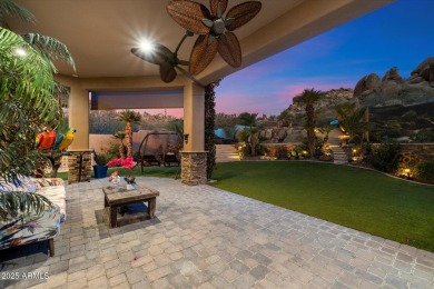 Tucked in a private cul-de-sac on 2.6 acres, this custom on The Estancia Club in Arizona - for sale on GolfHomes.com, golf home, golf lot