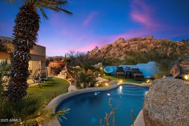 Tucked in a private cul-de-sac on 2.6 acres, this custom on The Estancia Club in Arizona - for sale on GolfHomes.com, golf home, golf lot