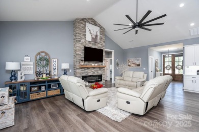 Fabulous golf course home featuring impressive vaulted ceiling on Woodbridge Golf Links in North Carolina - for sale on GolfHomes.com, golf home, golf lot