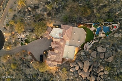 Tucked in a private cul-de-sac on 2.6 acres, this custom on The Estancia Club in Arizona - for sale on GolfHomes.com, golf home, golf lot