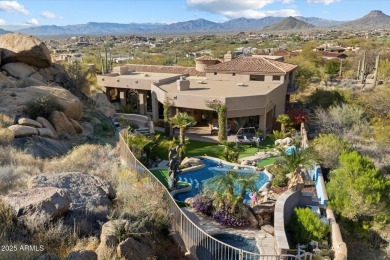 Tucked in a private cul-de-sac on 2.6 acres, this custom on The Estancia Club in Arizona - for sale on GolfHomes.com, golf home, golf lot