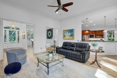 Enjoy this stunning and stylishly updated home with main on Callawassie Island Club in South Carolina - for sale on GolfHomes.com, golf home, golf lot