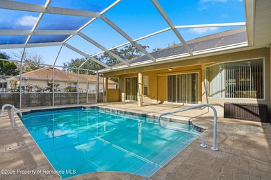 Beautiful four bedrooms, two bath l home with large pool and on Sugarmill Woods Golf and Country Club in Florida - for sale on GolfHomes.com, golf home, golf lot