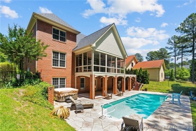 Fabulous three story home with a golf course and water (pond) on Anderson Creek Golf Club in North Carolina - for sale on GolfHomes.com, golf home, golf lot